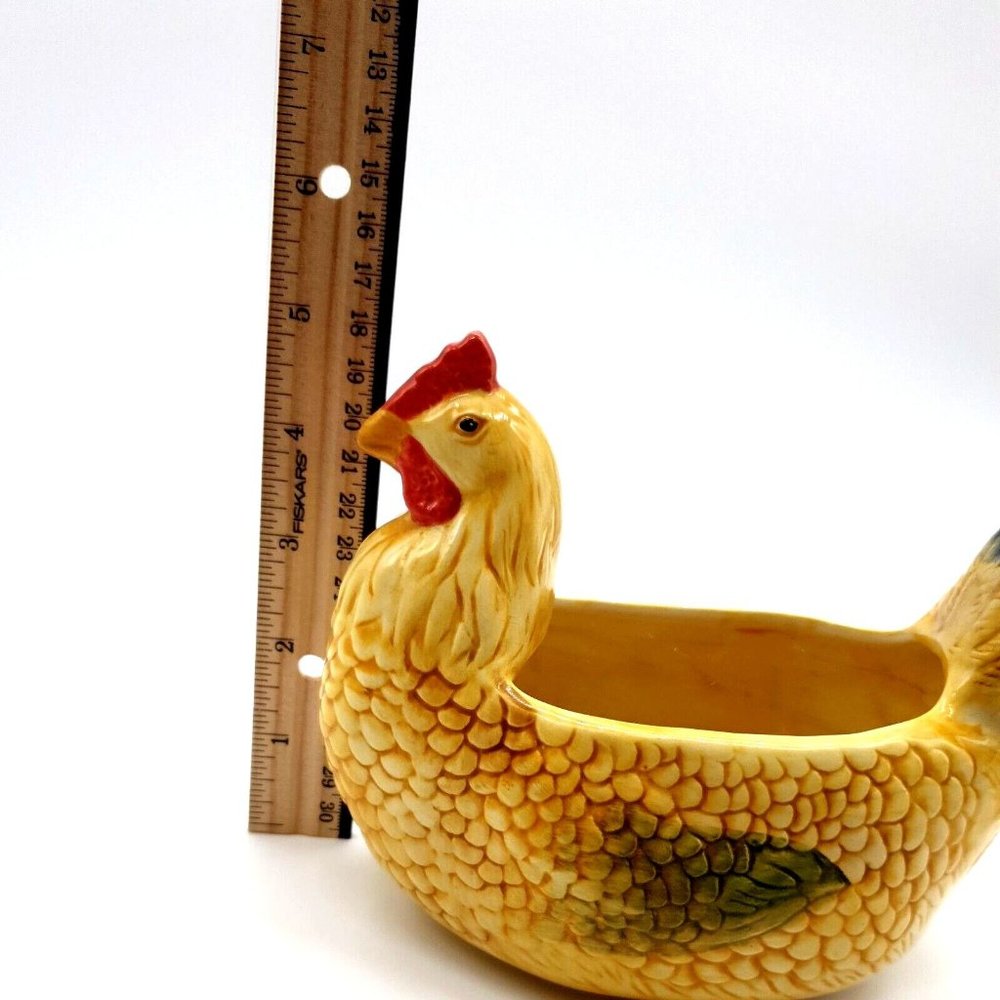 Storyteller Arts Rachael Elizondo Rooster Ceramic Dish Bowl Art Decor Kitchen - Picture 7 of 8